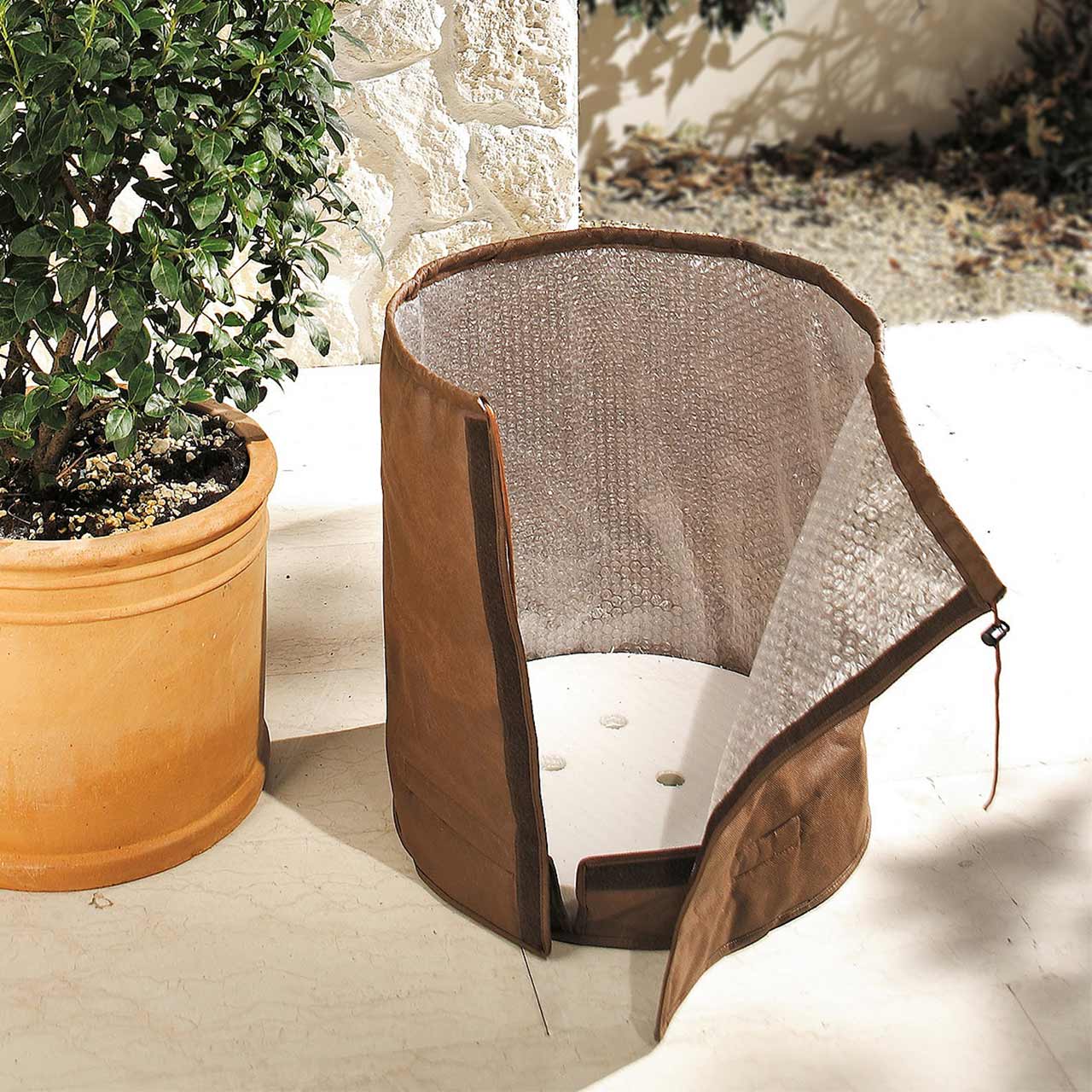 Topfschutz für Kübelpflanzen Winterschutz für Pflanzen Gartenjahr