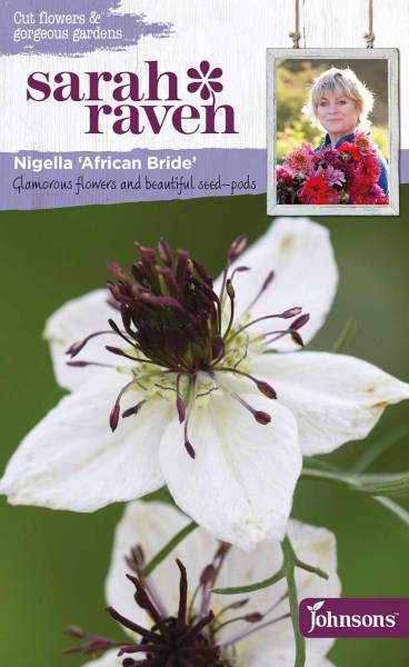 Blumensamen Nigella »African Bride« (Jungfer im Grünen) - von Sarah Raven