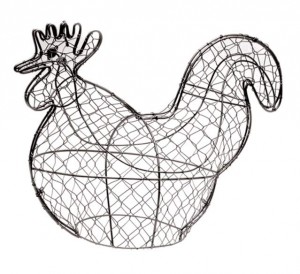 Formschnitt Schablone Huhn