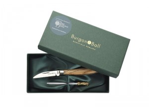 Taschenmesser mit Schärfstahl im Geschenkset von Burgon & Ball