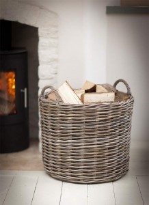 Korb gross aus Rattan