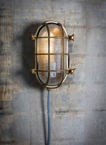 Außenwandleuchte - Messing